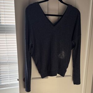 Chaser Navy Blue Knit Sweater